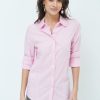 Camicie Kikisix | Basica Cotone Camicia Rosa