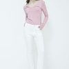 Jeans Kikisix | Pantalone Stretto Tg. Vivo Bianco