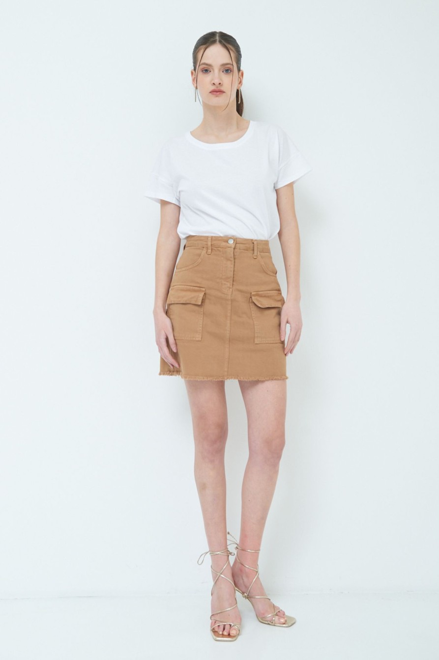 Gonne Kikisix | Minigonna Beige