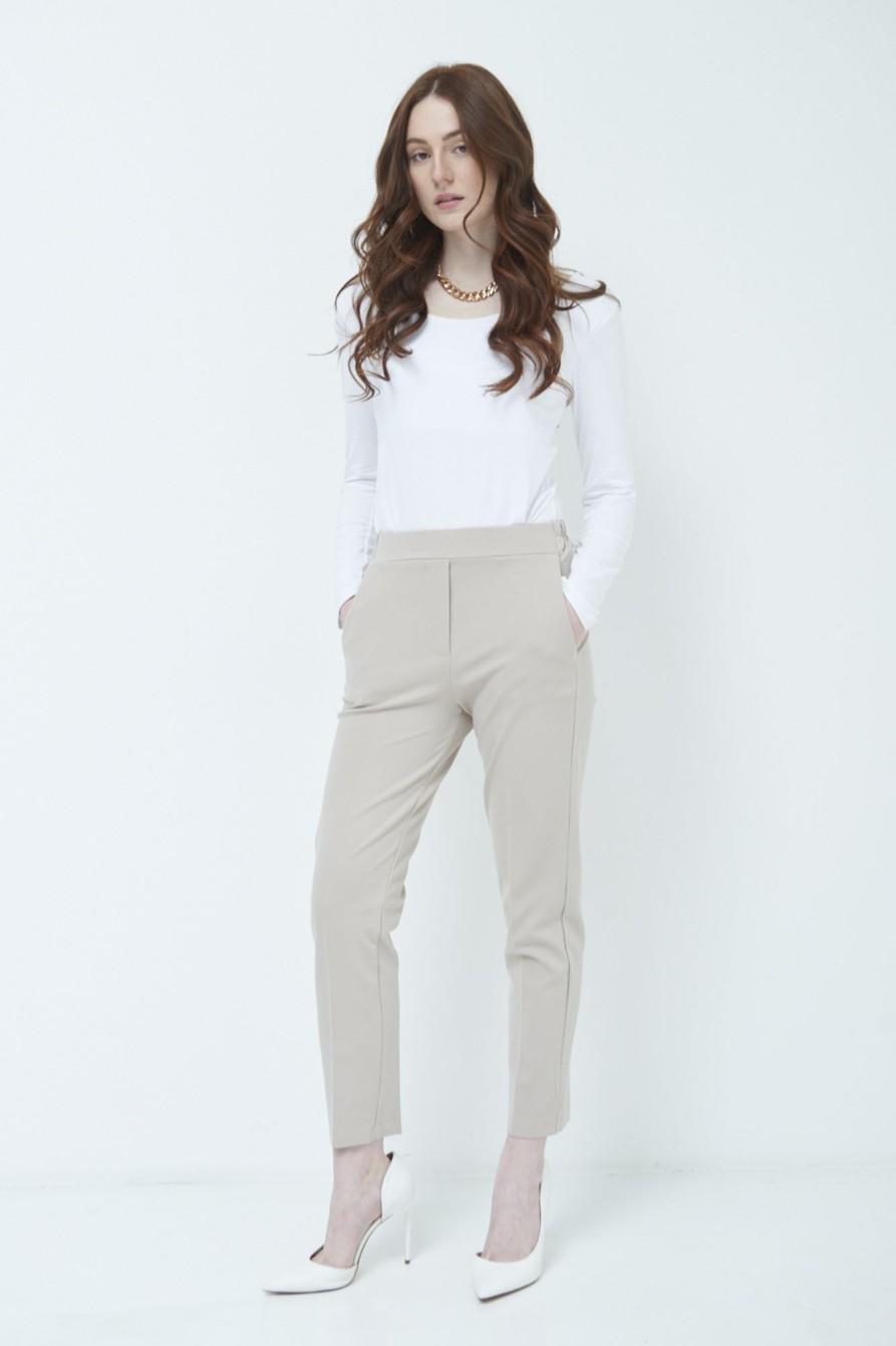 Pantaloni Kikisix | Pantalone Sigaretta Beige