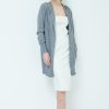 Cardigan Kikisix | Cardigan Con Due Tasche Grigio