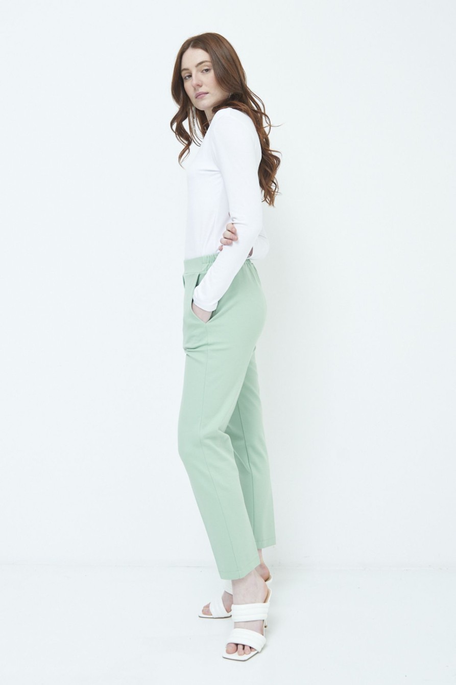 Pantaloni Kikisix | Pantalone Sigaretta Verde