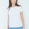 Basico Kikisix | T-Shirt Basica Cotone Bianco