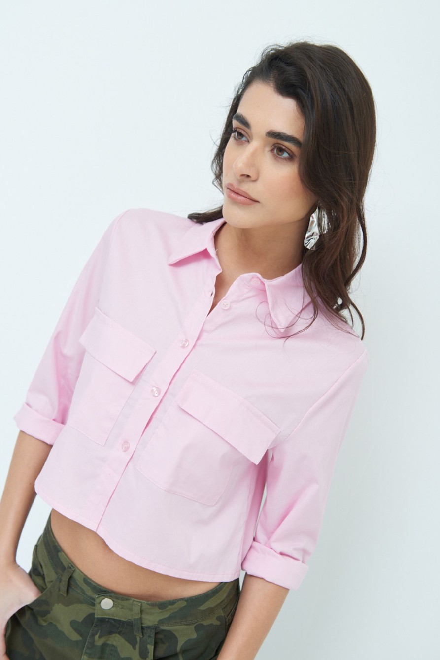 Camicie Kikisix | Camicia Tasca Dav. Rosa