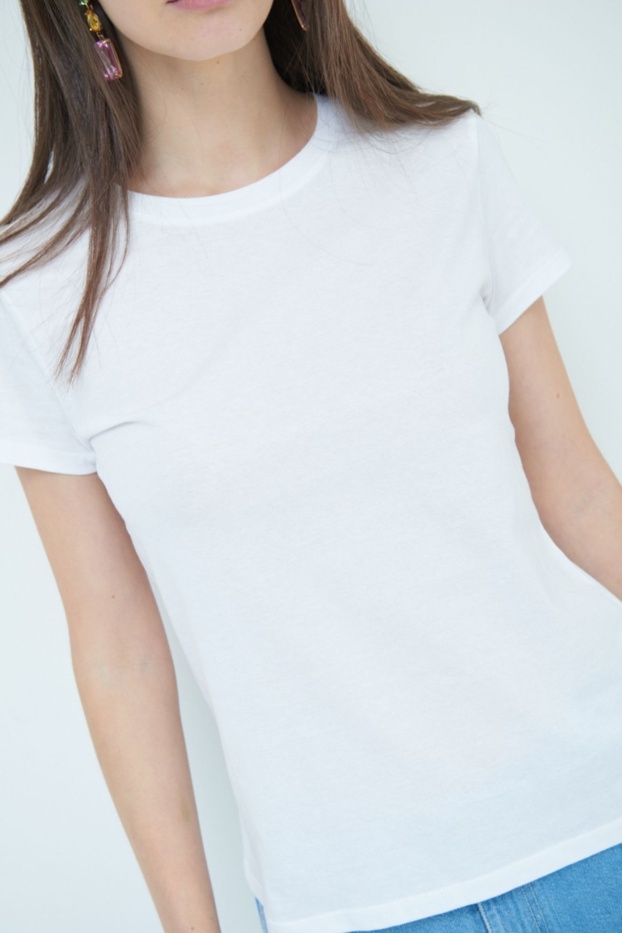 T-Shirts Kikisix | T-Shirt Basica Cotone Bianco