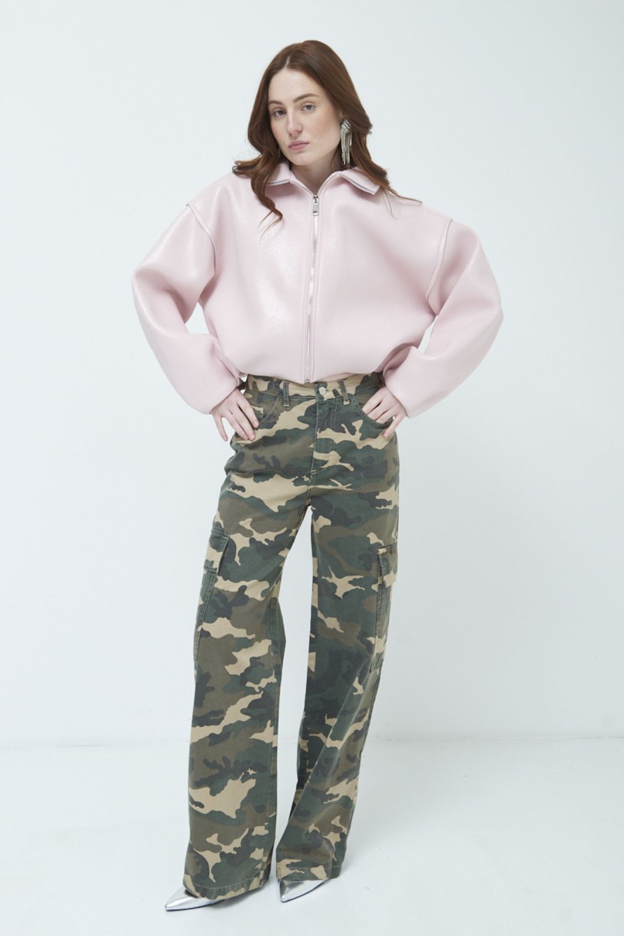 Pantaloni Kikisix | Pantalone Camouflage Beige