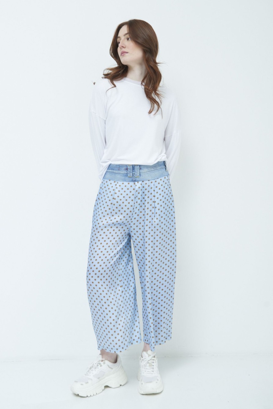 Pantaloni Kikisix | Panta/Gonna Vintage Celeste