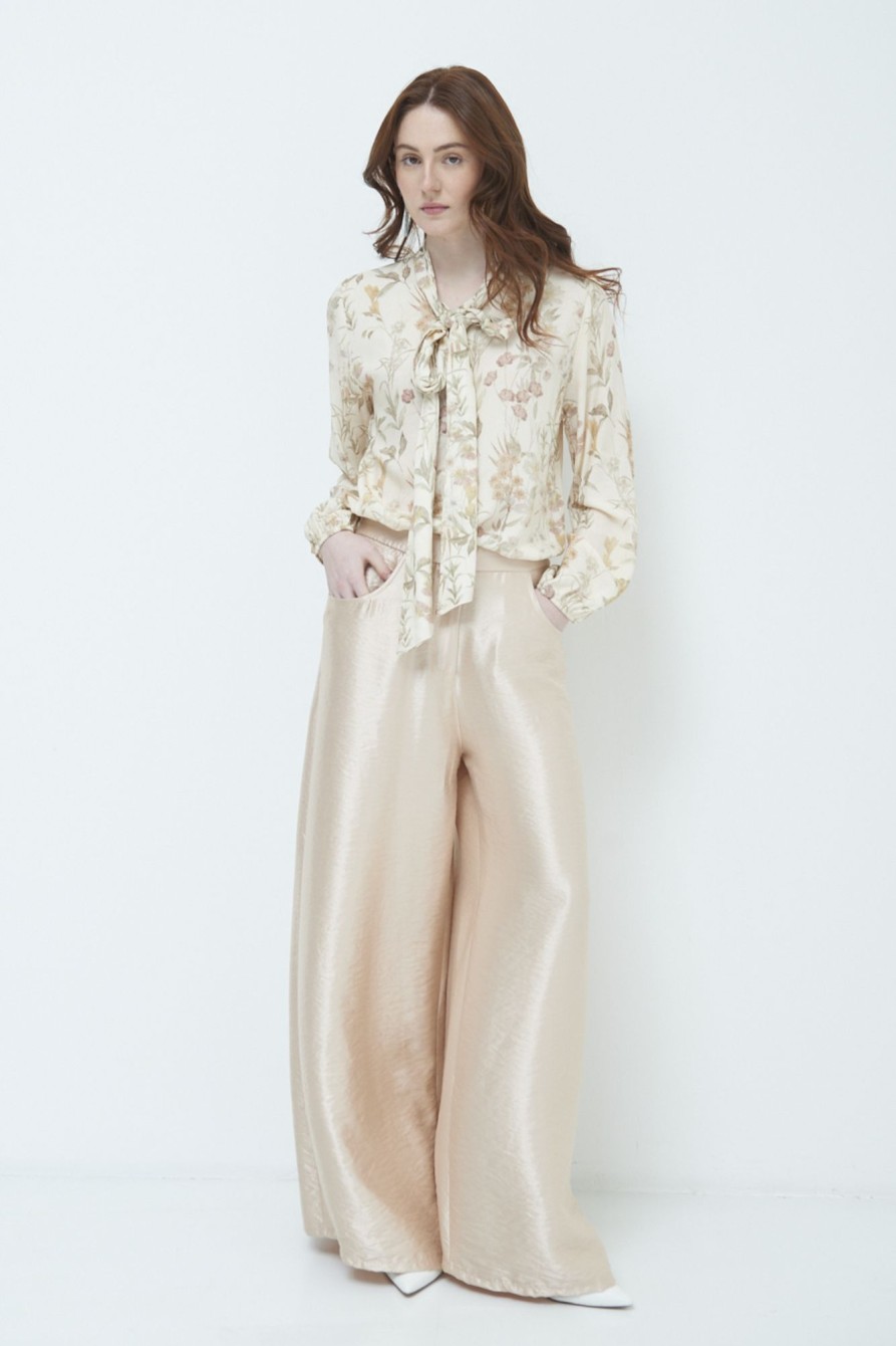 Pantaloni Kikisix | Panta Gonna Rasone Beige