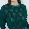 Maglieria & Felpe Kikisix | Maglia Rifiniture Lurex Verde