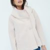 Giubbotti Kikisix | Giubbotto Neoprene Collo Anello Beige