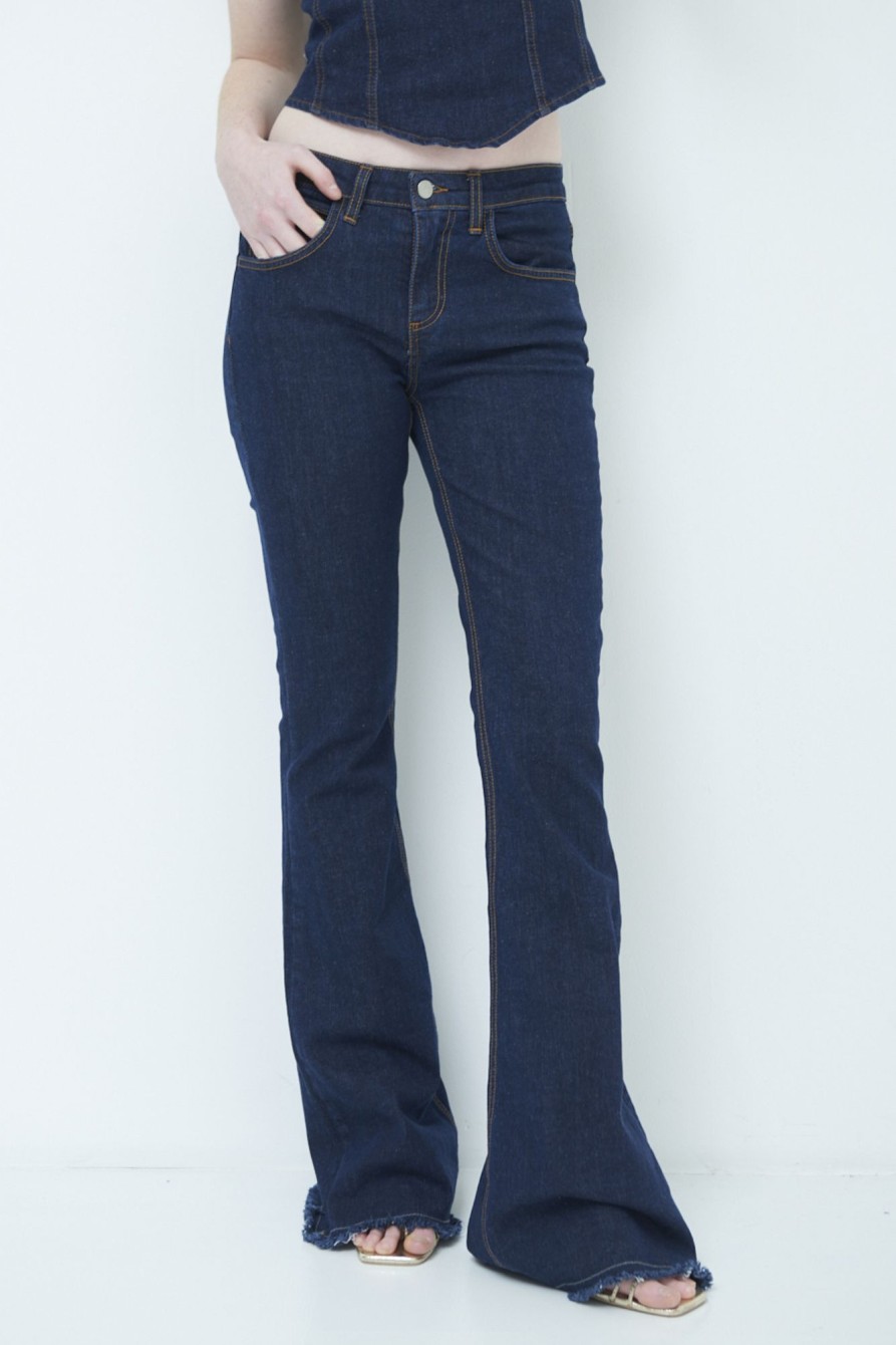 Jeans Kikisix | Pantalone Jeans A Zampa