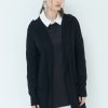 Cardigan Kikisix | Cardigan Con Due Tasche Nero