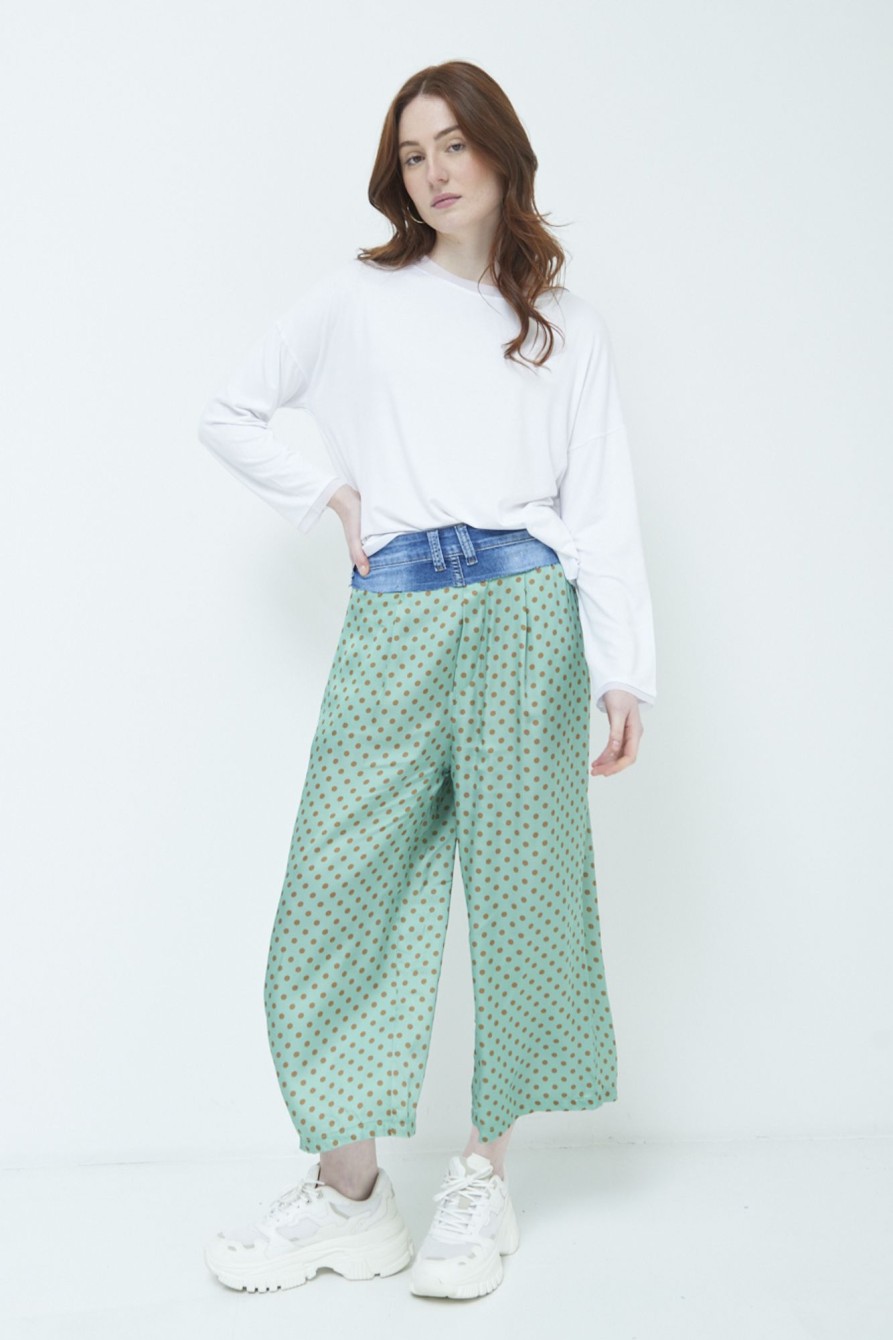 Pantaloni Kikisix | Panta/Gonna Vintage Verde