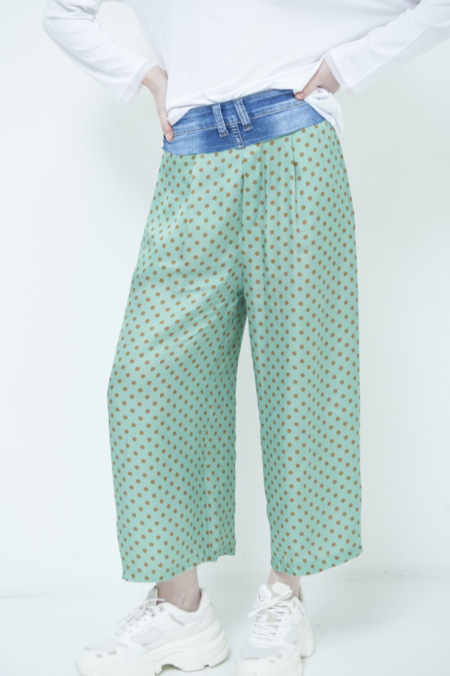 Pantaloni Kikisix | Panta/Gonna Vintage Verde